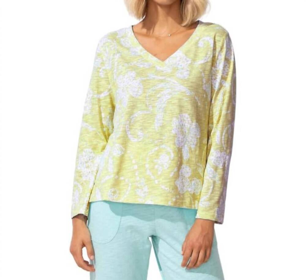 NEW ESCAPE peruvian cotton t-shirt in kiwi